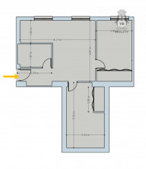 Byt 3+1 s franc. oknom v centre mesta, Sp. Nová Ves