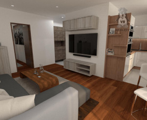 Byt 3+1 s franc. oknom v centre mesta, Sp. Nová Ves