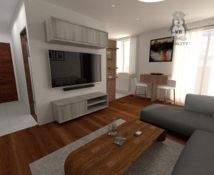 Byt 3+1 s franc. oknom v centre mesta, Sp. Nová Ves