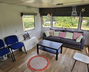 Záhrada s mobilným domom v rekr. lokalite Olšo, Markušovce