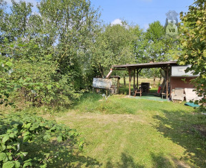 Záhrada s mobilným domom v rekr. lokalite Olšo, Markušovce