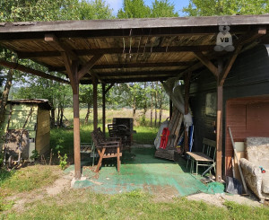 Záhrada s mobilným domom v rekr. lokalite Olšo, Markušovce