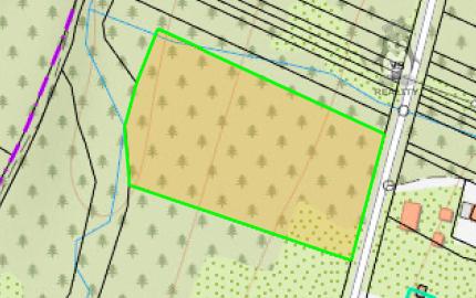 Pozemok pri potoku v časti Zahájnica, Nálepkovo