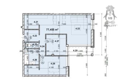Novostavba byt 3+1 na sídlisku Tarča, Spišská Nová Ves