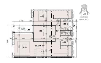 Novostavba byt 3+1 na sídlisku Tarča, Spišská Nová Ves