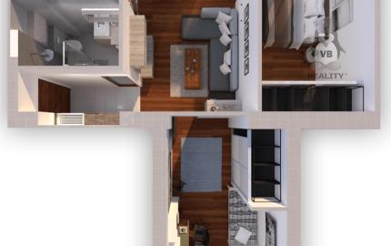 Byt 3+1 s franc. oknom v centre mesta, Sp. Nová Ves