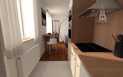 Byt 3+1 s franc. oknom v centre mesta, Sp. Nová Ves