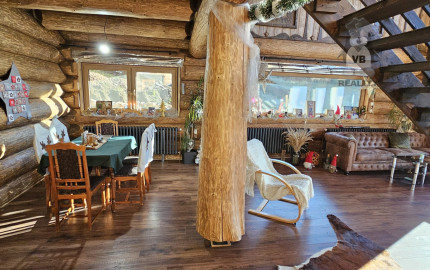 Zrubový rodinný dom v obci Hnilčík-Bindt, okres Sp. Nová Ves