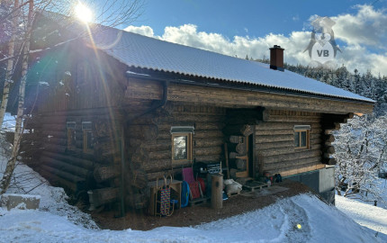 Zrubový rodinný dom v obci Hnilčík-Bindt, okres Sp. Nová Ves