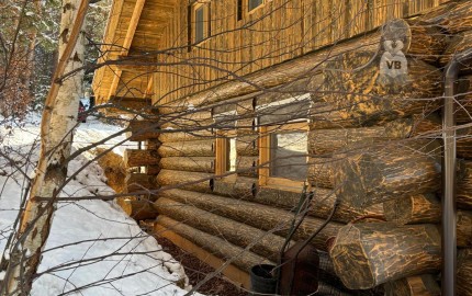 Zrubový rodinný dom v obci Hnilčík-Bindt, okres Sp. Nová Ves