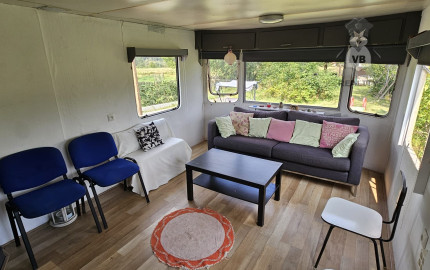 Záhrada s mobilným domom v rekr. lokalite Olšo, Markušovce