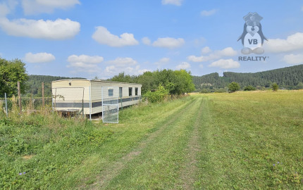 Záhrada s mobilným domom v rekr. lokalite Olšo, Markušovce