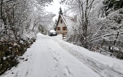 prerobená chata na celoročné bývanie v Poráčskej doline