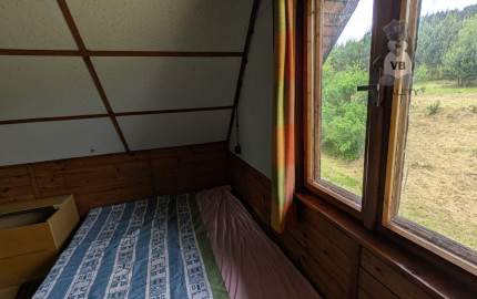 Pozemok s drevenicou v lokalite Jamnický Mlyn