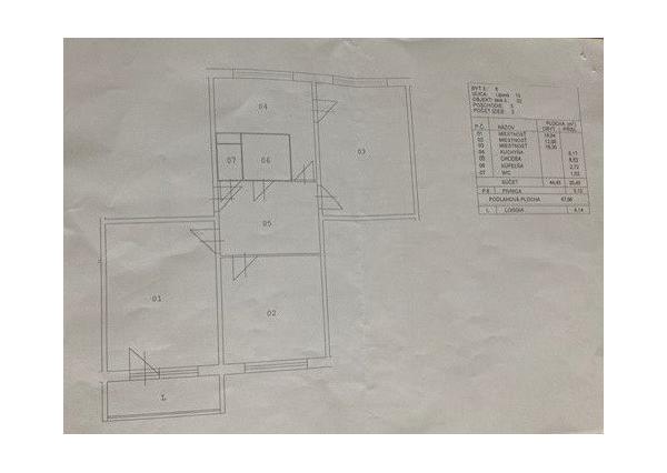 Byt 3+1 sídl. Tarča s loggiou, Sp. Nová Ves