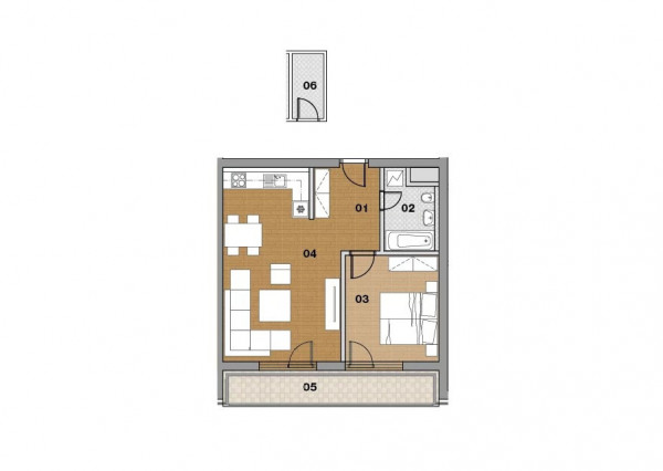 Novostavba byt 2+1 pod Blaumontom, Spišská Nová Ves