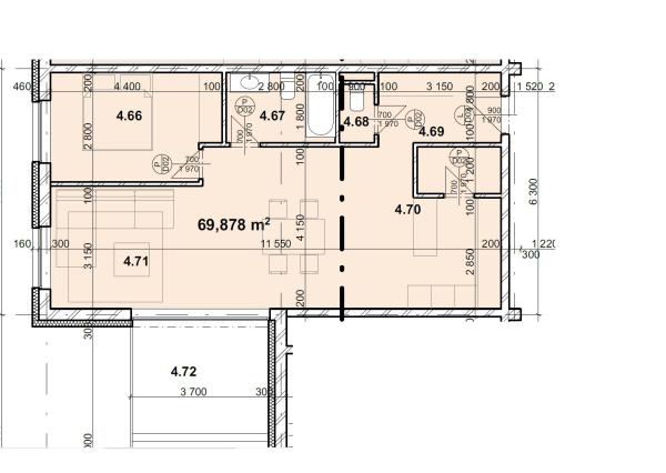 Novostavba byt 2+1 na sídlisku Tarča, Spišská Nová Ves