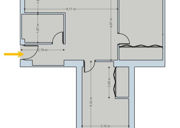 Byt 3+1 s franc. oknom v centre mesta, Sp. Nová Ves