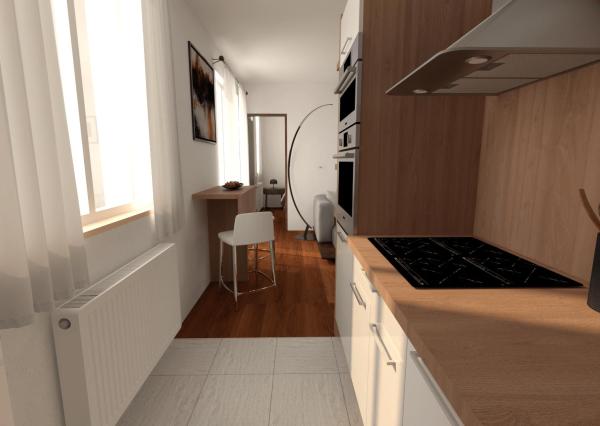 Byt 3+1 s franc. oknom v centre mesta, Sp. Nová Ves