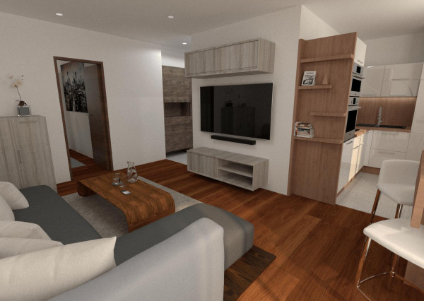 Byt 3+1 s franc. oknom v centre mesta, Sp. Nová Ves