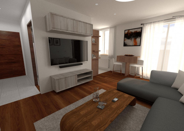 Byt 3+1 s franc. oknom v centre mesta, Sp. Nová Ves