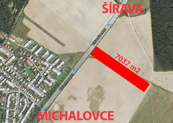 Veľký Pozemok na Stráňanoch v Michalovciach (Vinianska cesta)