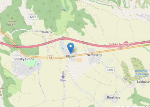 Pozemok na výstavbu rodinného domu v obci Klčov, okr. Levoča