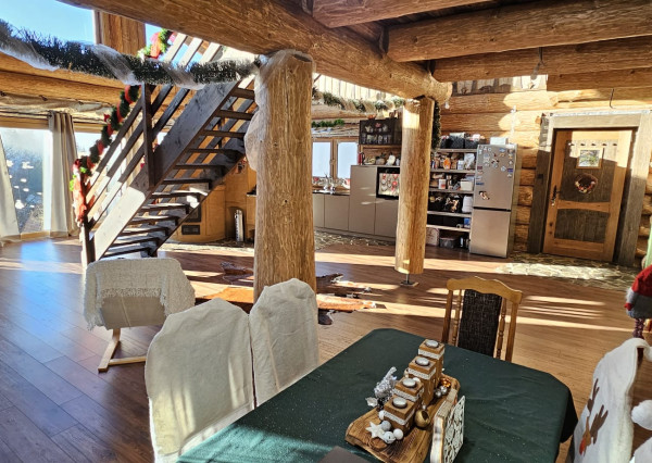 Zrubový rodinný dom v obci Hnilčík-Bindt, okres Sp. Nová Ves