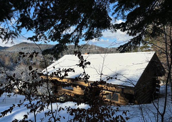 Zrubový rodinný dom v obci Hnilčík-Bindt, okres Sp. Nová Ves