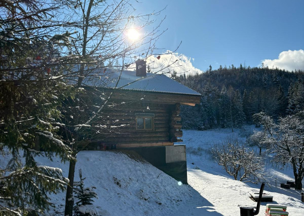 Zrubový rodinný dom v obci Hnilčík-Bindt, okres Sp. Nová Ves