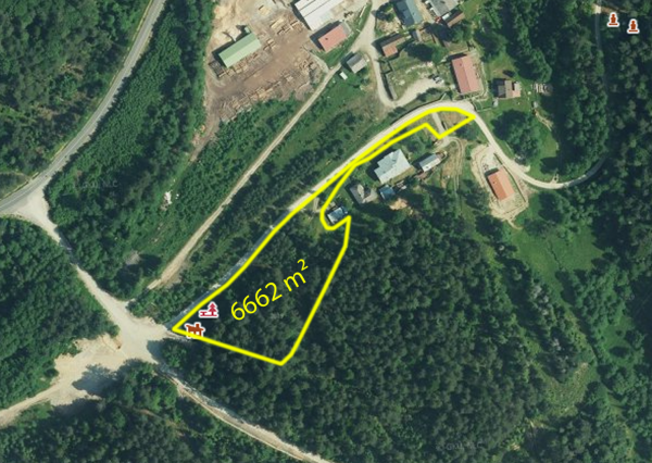 Stavebný, lesný pozemok v peknom lesnom prostredí