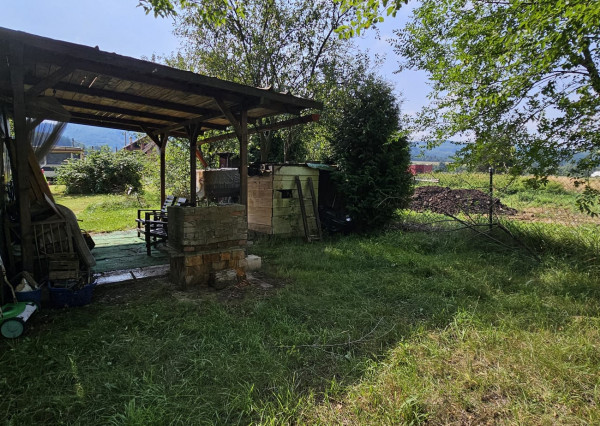 Záhrada s mobilným domom v rekr. lokalite Olšo, Markušovce