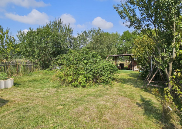 Záhrada s mobilným domom v rekr. lokalite Olšo, Markušovce