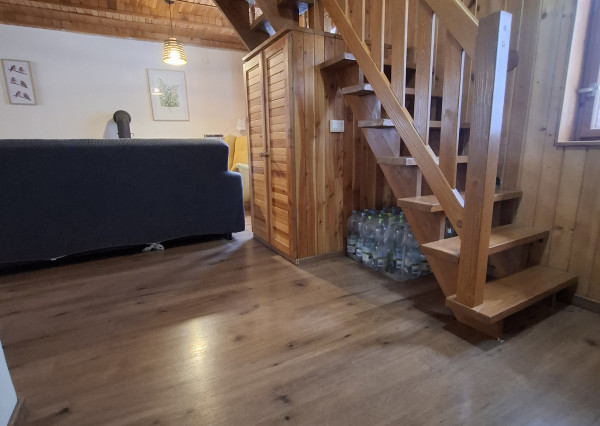 prerobená chata na celoročné bývanie v Poráčskej doline