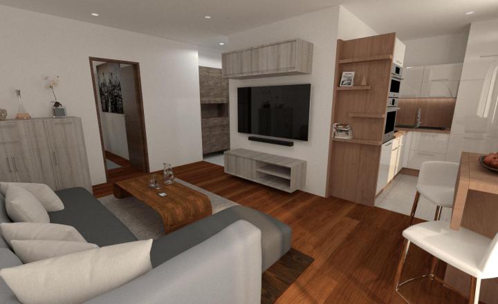 Byt 3+1 s franc. oknom v centre mesta, Sp. Nová Ves - fotografia 6